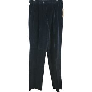 Nwt Vintage Linea Naturale Mens‎ Navy corduroy Pants Sz Waist 33